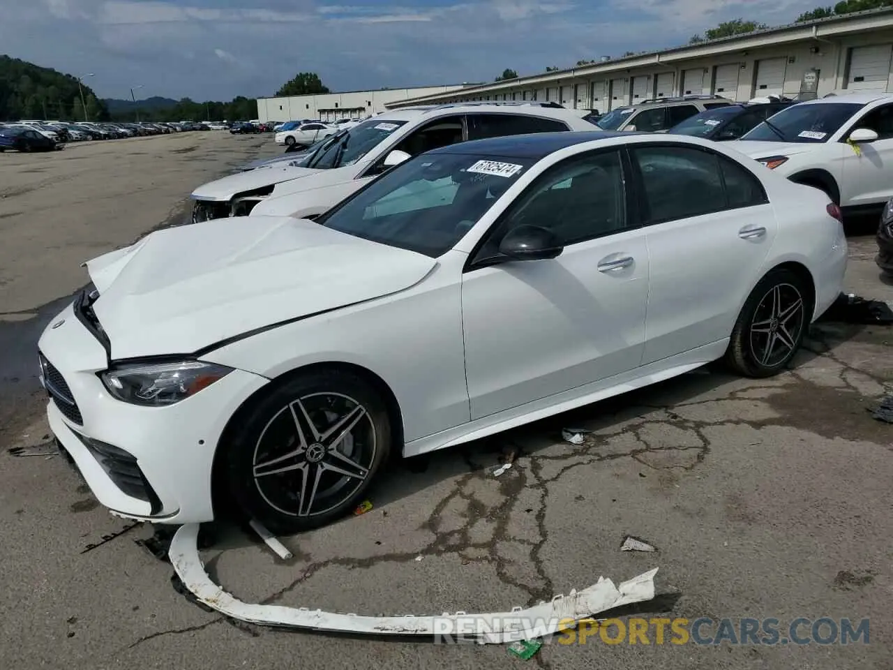 1 Photograph of a damaged car W1KAF4HBXPR153755 MERCEDES-BENZ C-CLASS 2023
