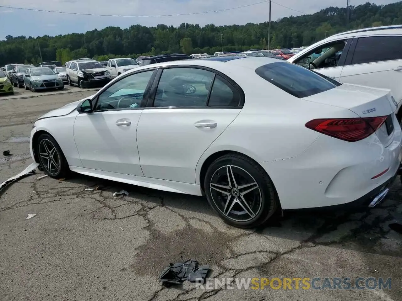 2 Photograph of a damaged car W1KAF4HBXPR153755 MERCEDES-BENZ C-CLASS 2023