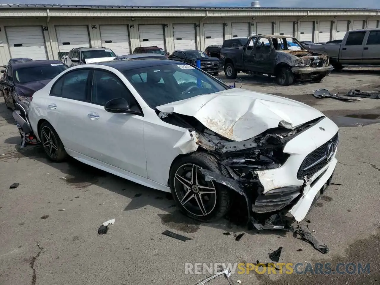 4 Photograph of a damaged car W1KAF4HBXPR153755 MERCEDES-BENZ C-CLASS 2023