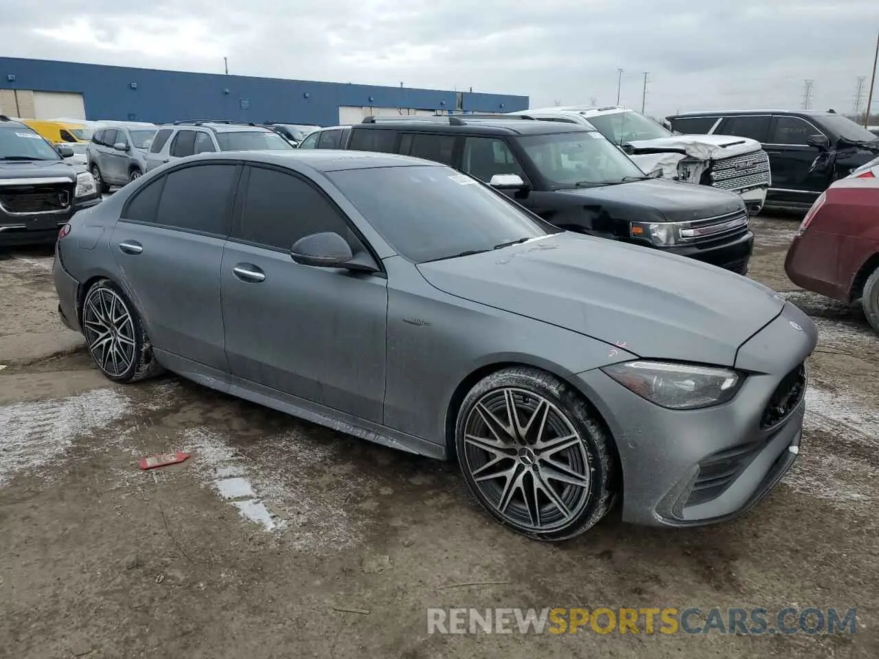 4 Photograph of a damaged car W1KAF8HB1PR096515 MERCEDES-BENZ C-CLASS 2023