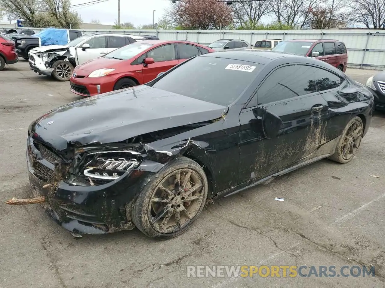 1 Фотография поврежденного автомобиля W1KWJ8DBXPG117254 MERCEDES-BENZ C-CLASS 2023