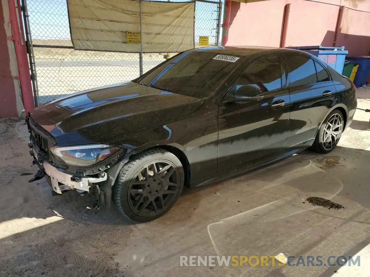 1 Photograph of a damaged car W1KAF4GB0RR181312 MERCEDES-BENZ C-CLASS 2024