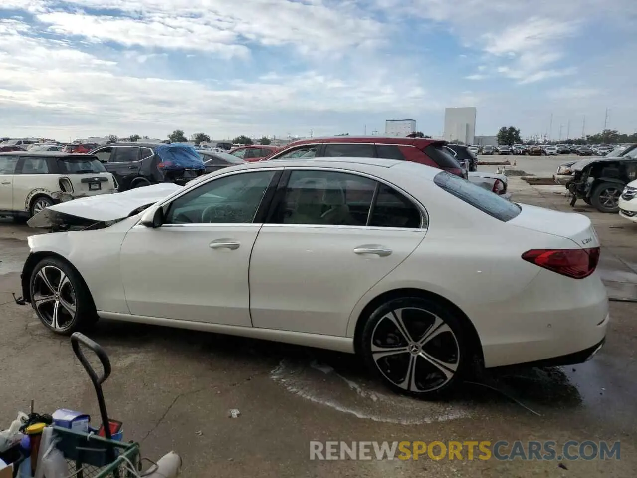 2 Photograph of a damaged car W1KAF4GB2RR191114 MERCEDES-BENZ C-CLASS 2024