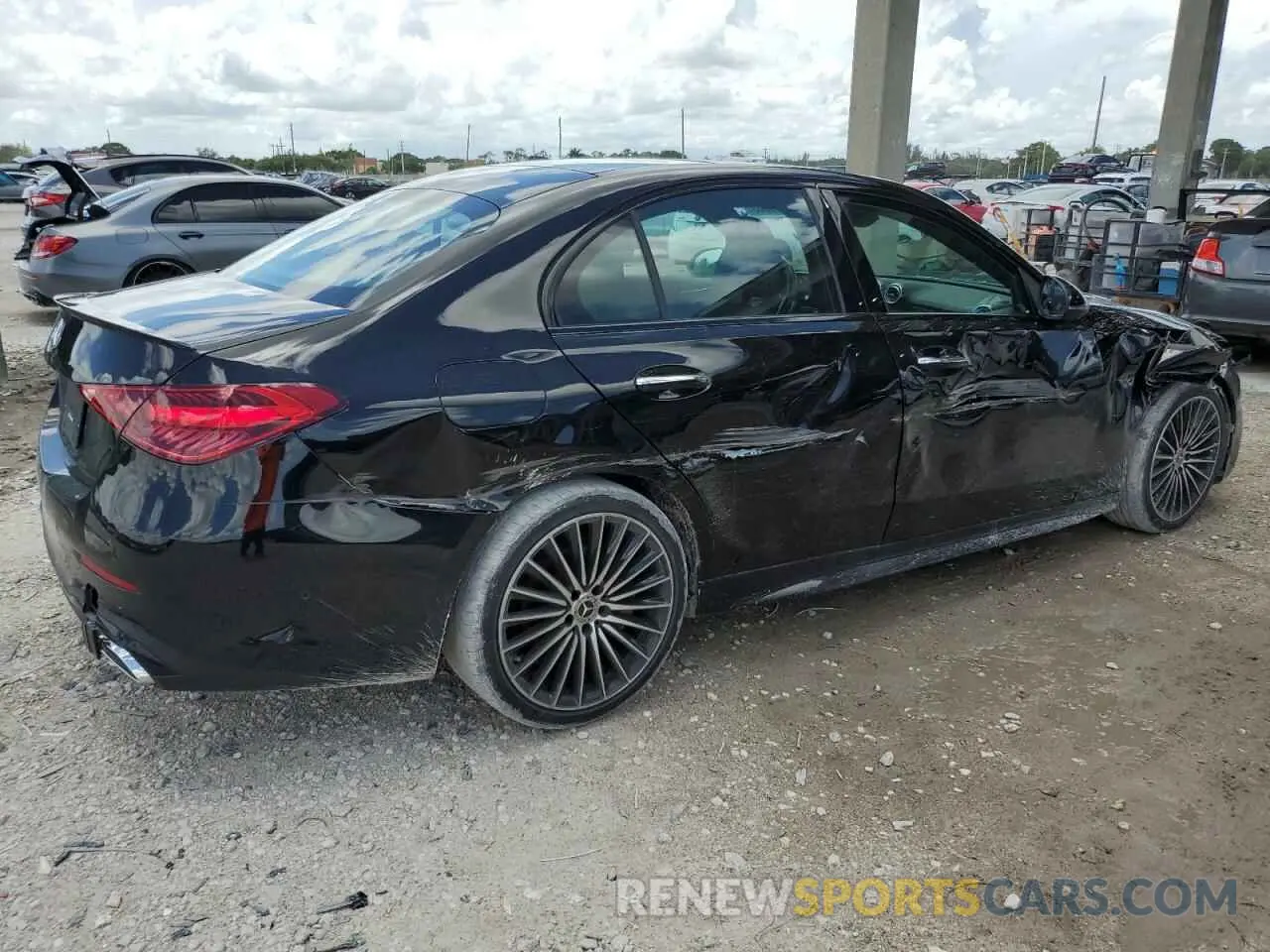 3 Photograph of a damaged car W1KAF4GB6RR214362 MERCEDES-BENZ C-CLASS 2024