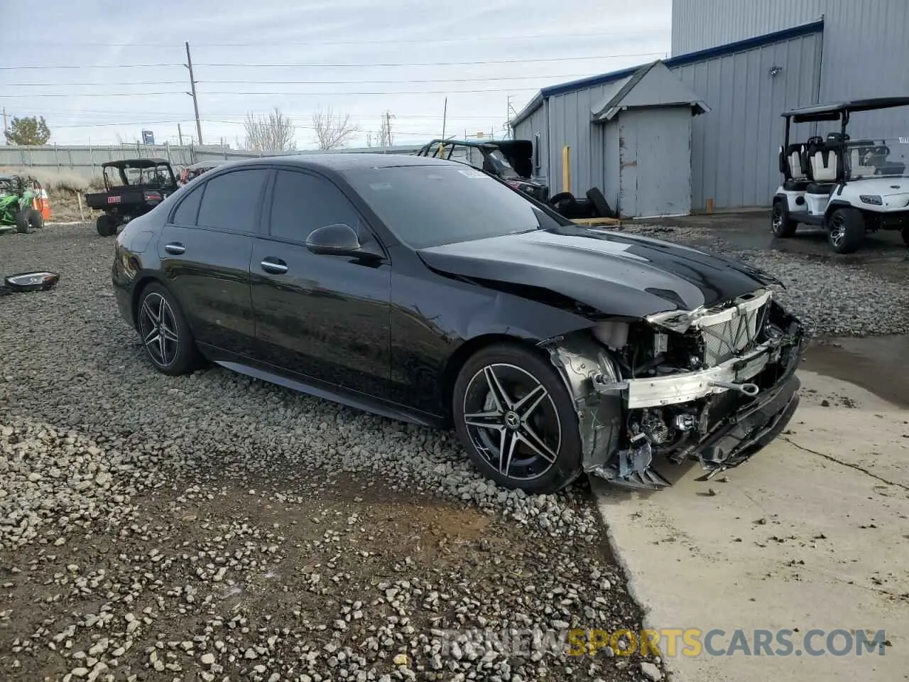 4 Photograph of a damaged car W1KAF4HB1RR161052 MERCEDES-BENZ C-CLASS 2024