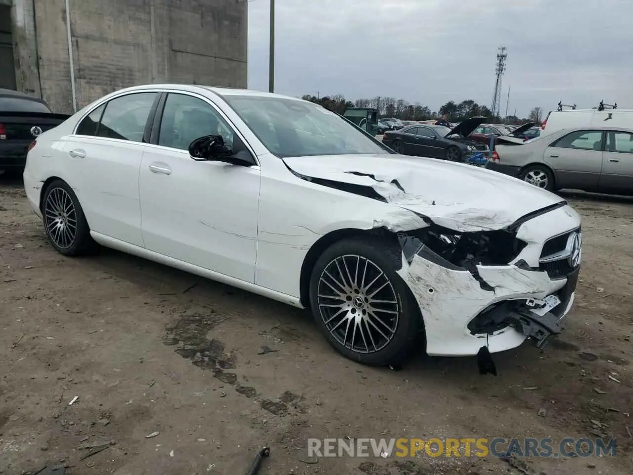 4 Фотография поврежденного автомобиля W1KAF4HB6RR220208 MERCEDES-BENZ C-CLASS 2024