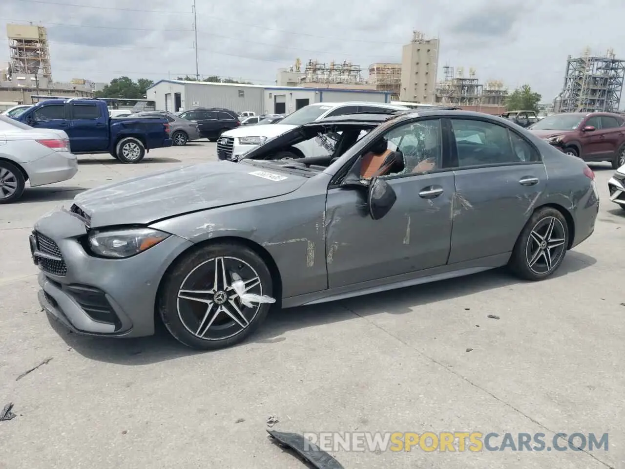 1 Photograph of a damaged car W1KAF4HB7RR178065 MERCEDES-BENZ C-CLASS 2024