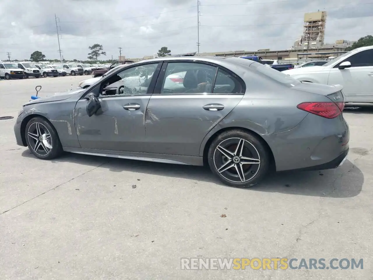 2 Photograph of a damaged car W1KAF4HB7RR178065 MERCEDES-BENZ C-CLASS 2024