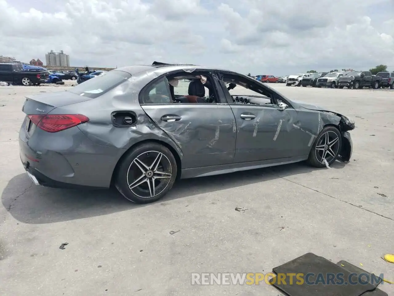 3 Photograph of a damaged car W1KAF4HB7RR178065 MERCEDES-BENZ C-CLASS 2024