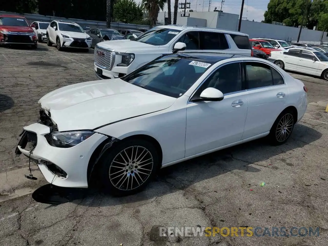 1 Photograph of a damaged car W1KAF4HB7RR229936 MERCEDES-BENZ C-CLASS 2024