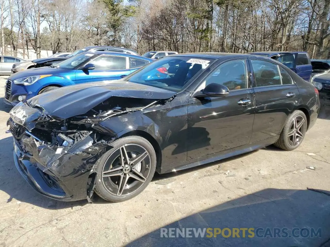 1 Photograph of a damaged car W1KAF4HBXRR177105 MERCEDES-BENZ C-CLASS 2024