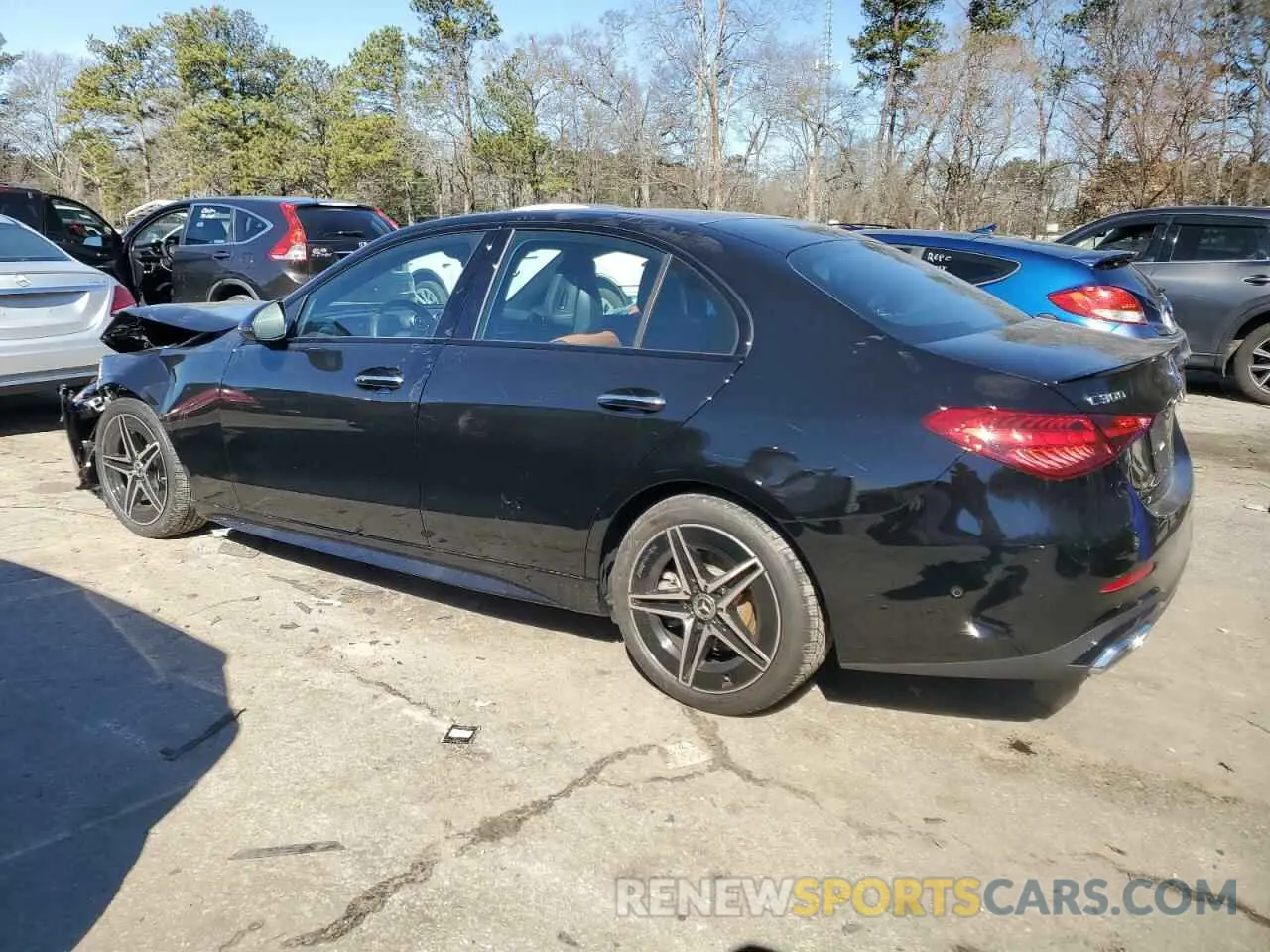 2 Photograph of a damaged car W1KAF4HBXRR177105 MERCEDES-BENZ C-CLASS 2024