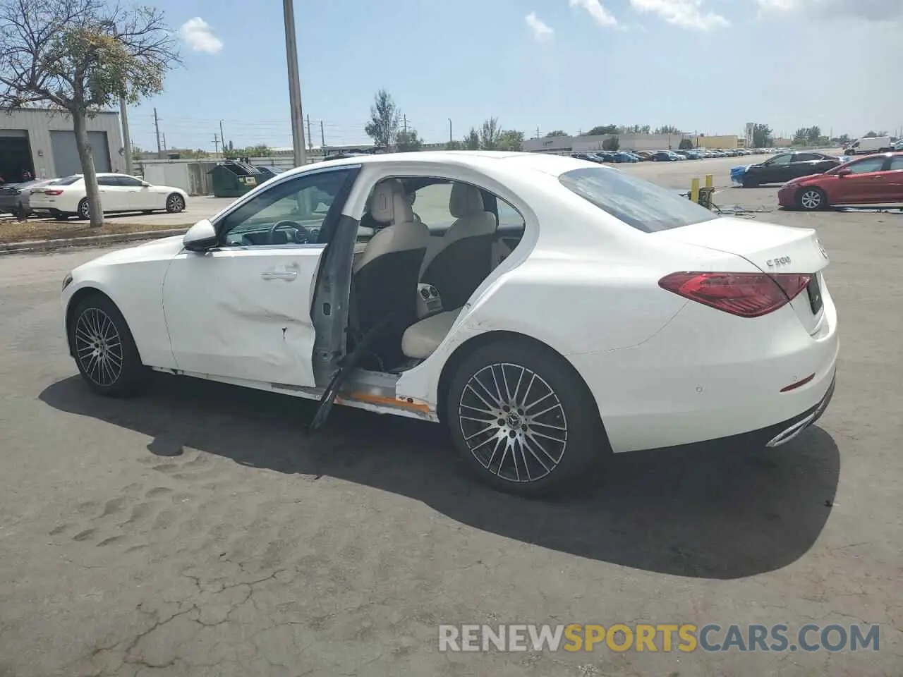 2 Photograph of a damaged car W1KAF4HBXRR224584 MERCEDES-BENZ C-CLASS 2024