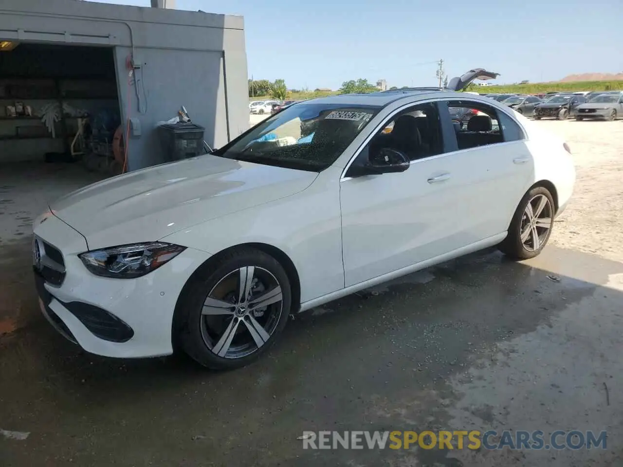 1 Фотография поврежденного автомобиля W1KAF4GB9SR247796 MERCEDES-BENZ C-CLASS 2025