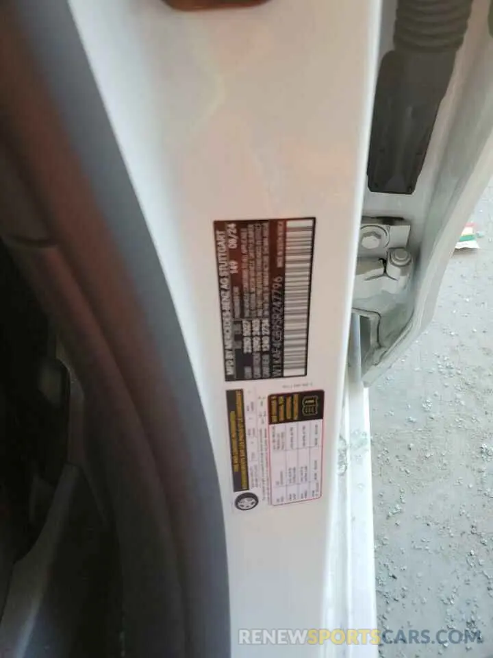 12 Фотография поврежденного автомобиля W1KAF4GB9SR247796 MERCEDES-BENZ C-CLASS 2025
