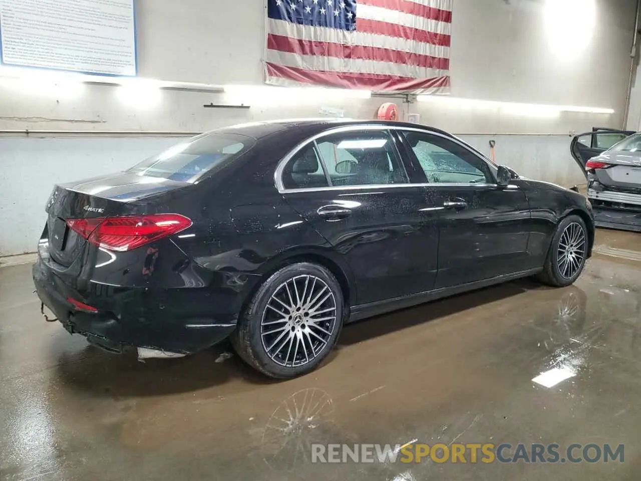 3 Photograph of a damaged car W1KAF4HB3SR242642 MERCEDES-BENZ C-CLASS 2025