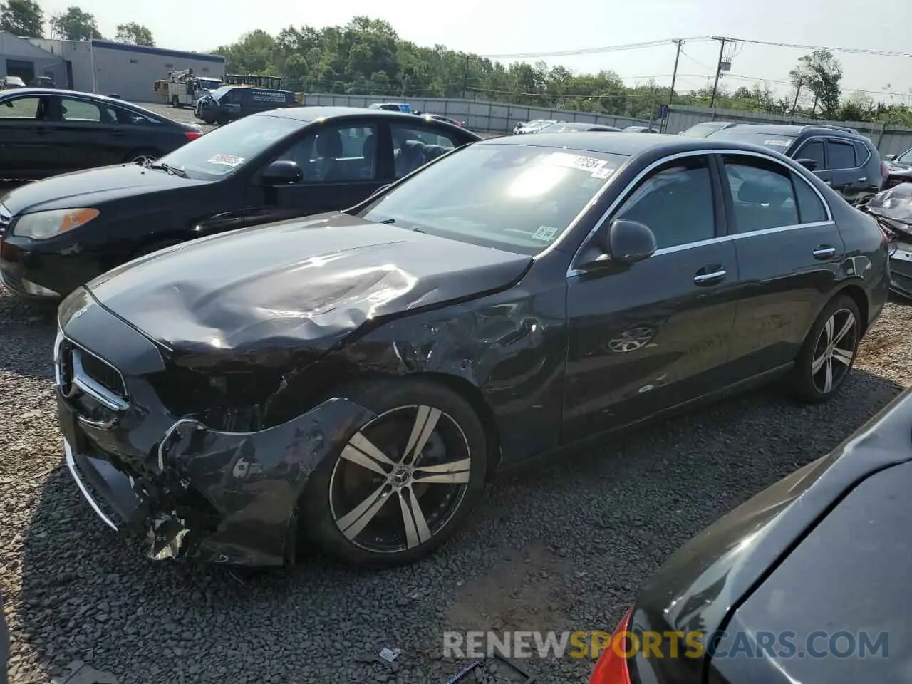 1 Photograph of a damaged car W1KAF4HB9SR249921 MERCEDES-BENZ C-CLASS 2025
