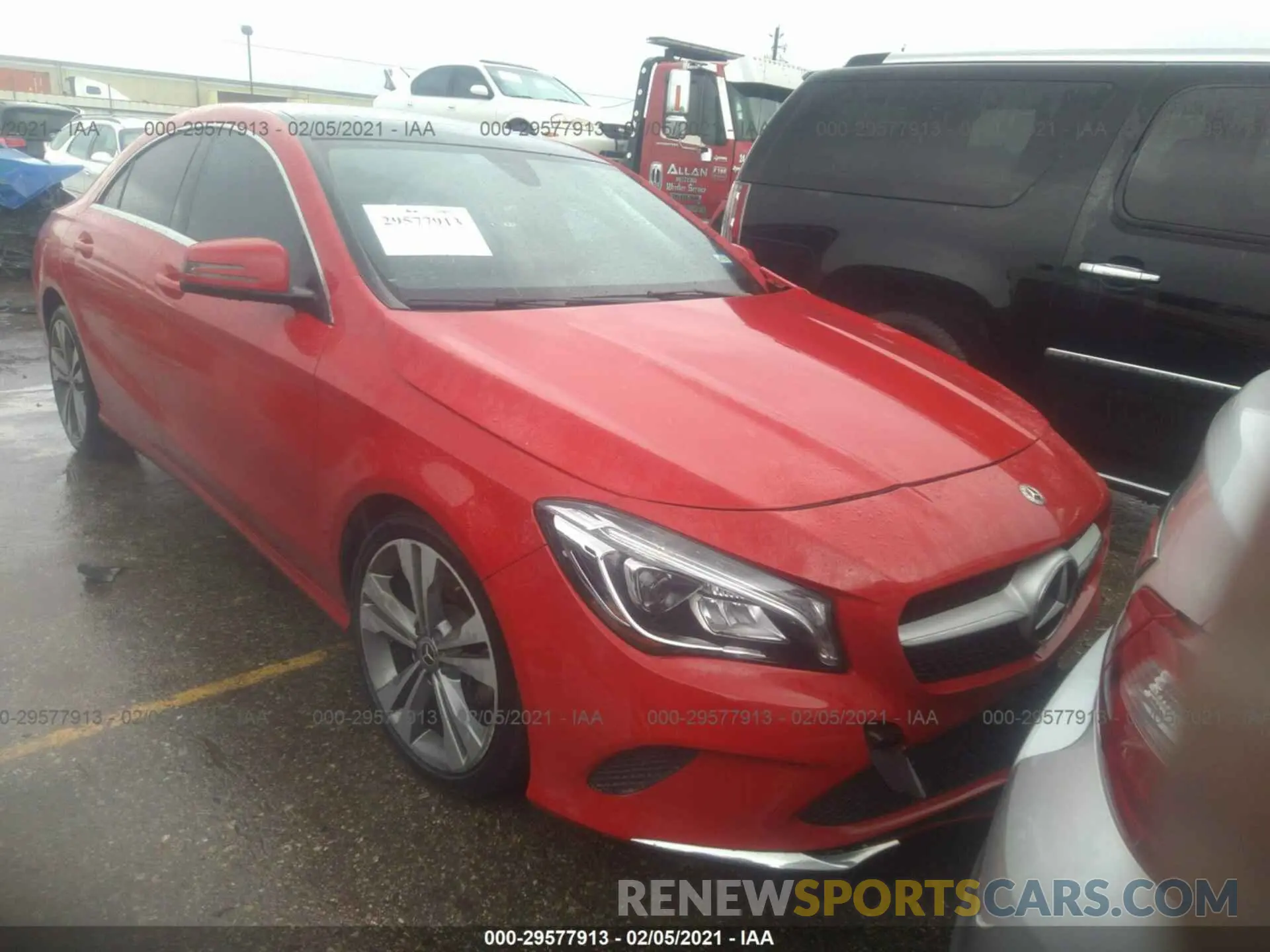 1 Photograph of a damaged car WDDSJ4EB0KN705240 MERCEDES-BENZ CLA 2019