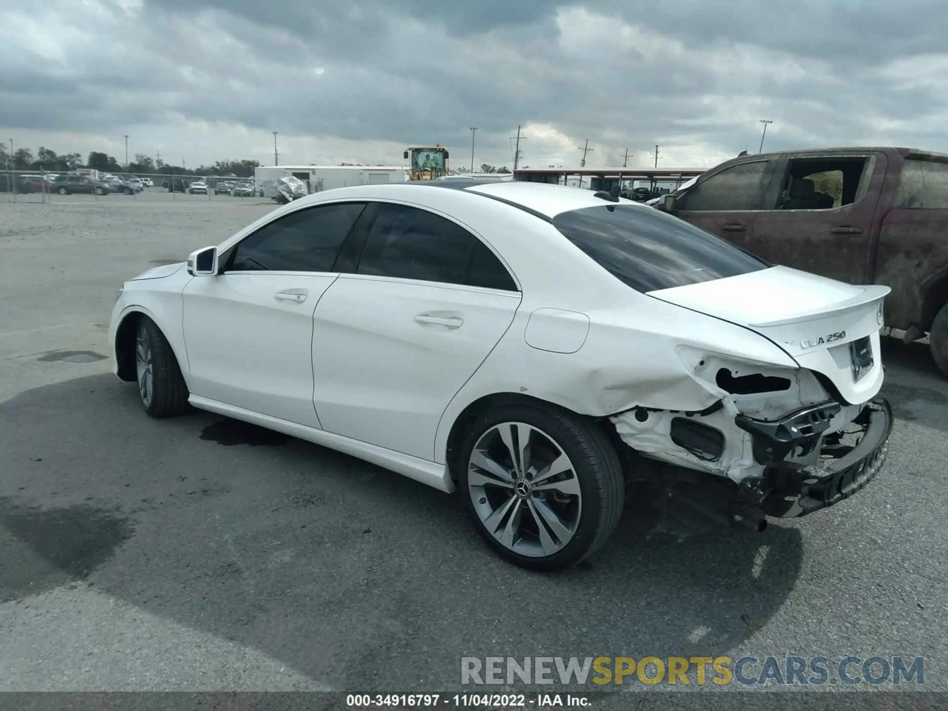 3 Фотография поврежденного автомобиля WDDSJ4EB2KN698937 MERCEDES-BENZ CLA 2019