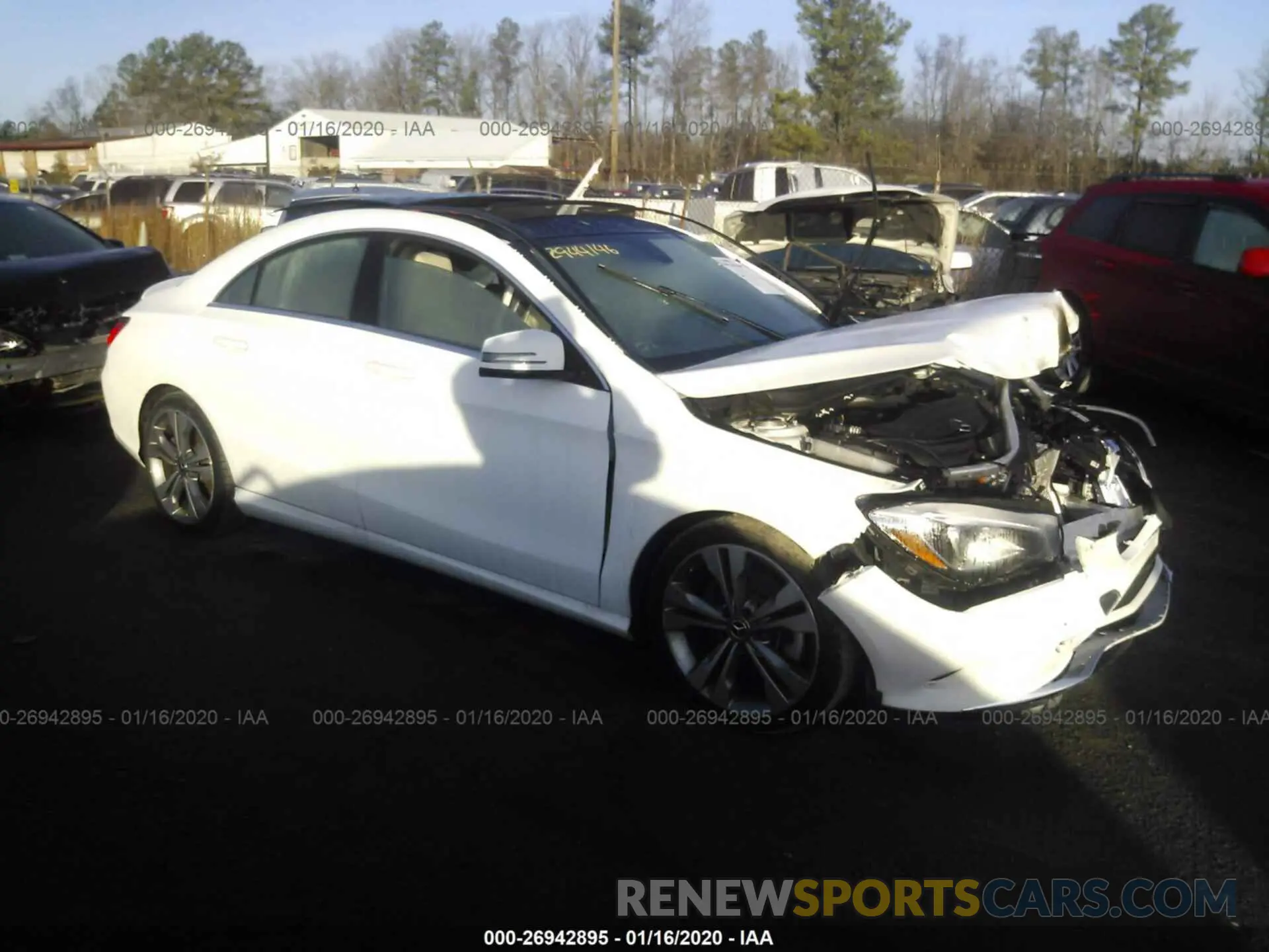 1 Photograph of a damaged car WDDSJ4EB2KN754150 MERCEDES-BENZ CLA 2019