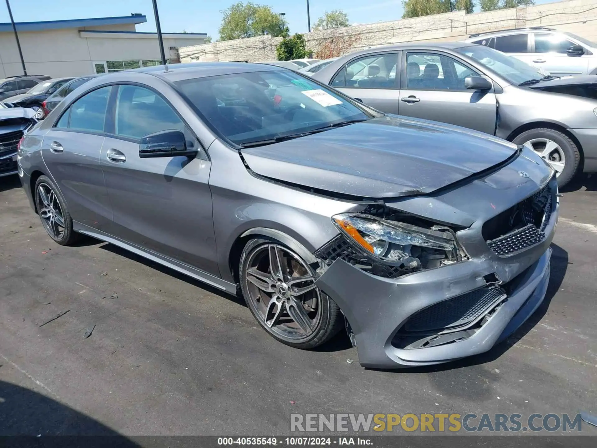 1 Фотография поврежденного автомобиля WDDSJ4EB2KN776908 MERCEDES-BENZ CLA 2019
