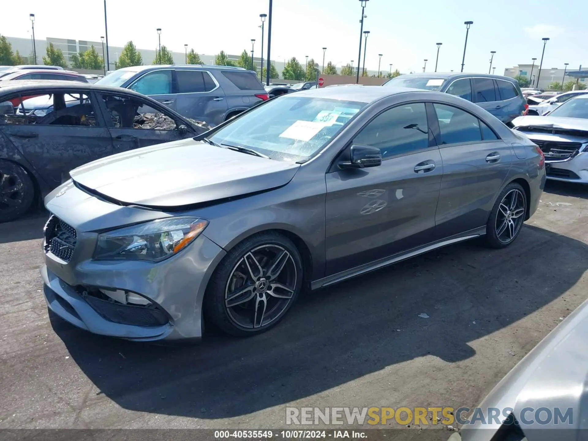 2 Фотография поврежденного автомобиля WDDSJ4EB2KN776908 MERCEDES-BENZ CLA 2019