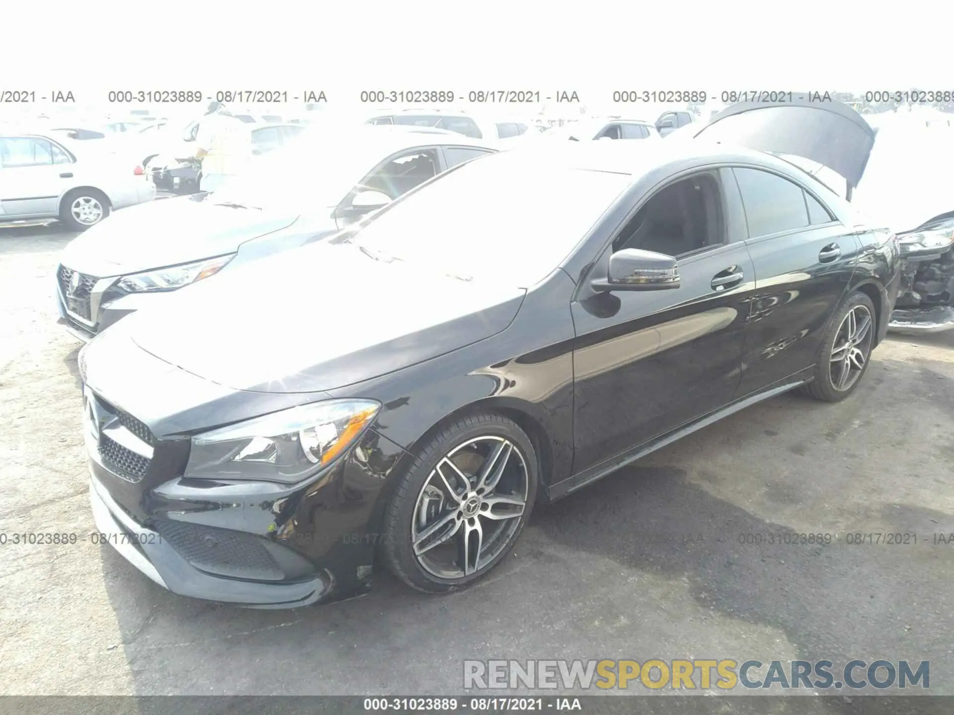 2 Photograph of a damaged car WDDSJ4EB9KN706967 MERCEDES-BENZ CLA 2019