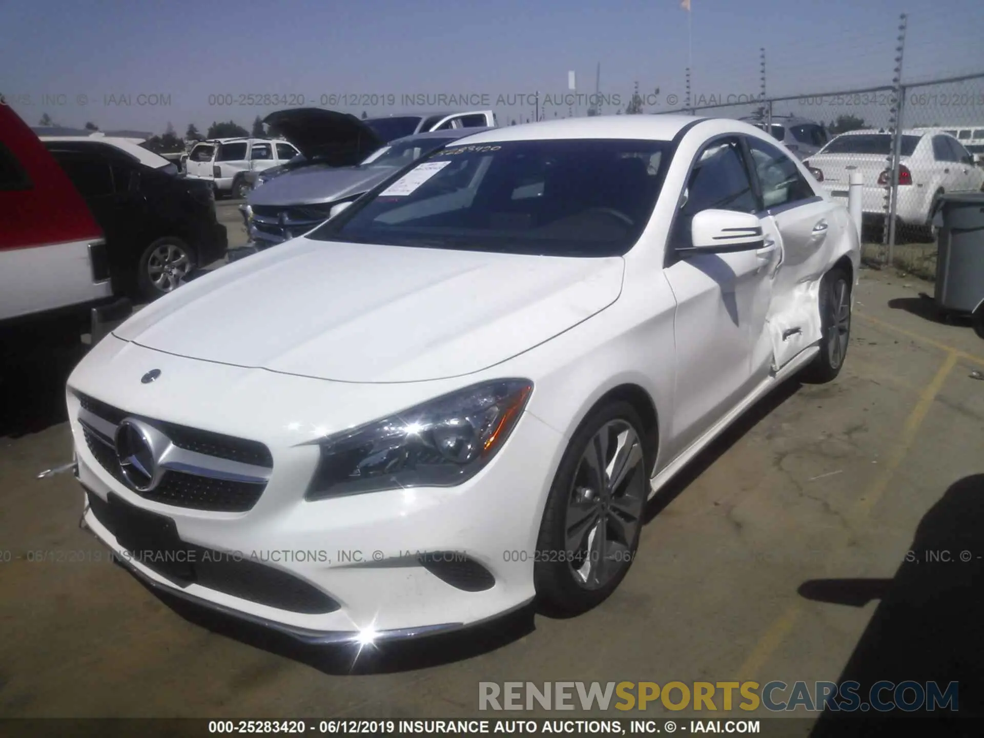 2 Photograph of a damaged car WDDSJ4EB9KN714454 MERCEDES-BENZ CLA 2019