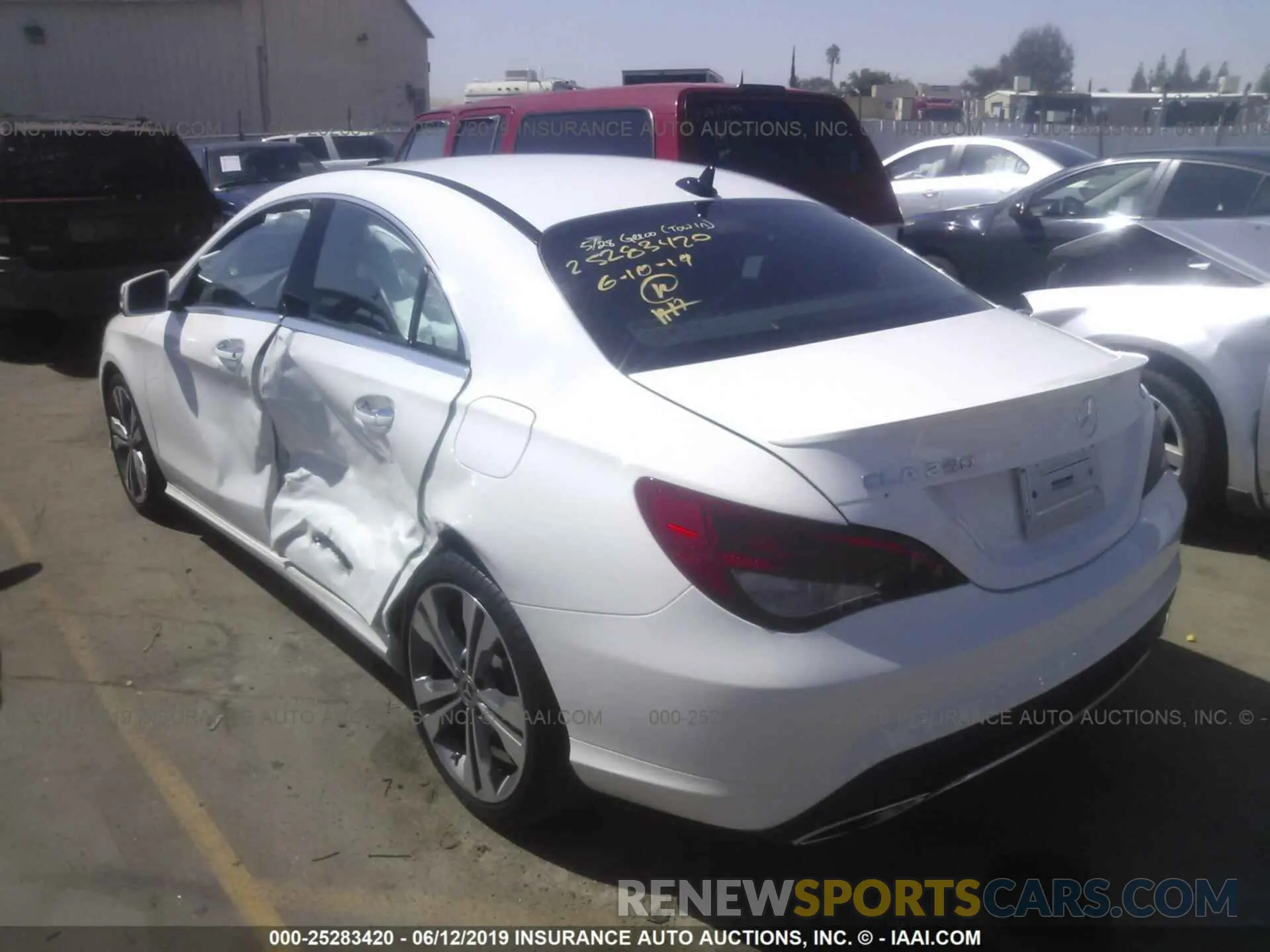 3 Photograph of a damaged car WDDSJ4EB9KN714454 MERCEDES-BENZ CLA 2019
