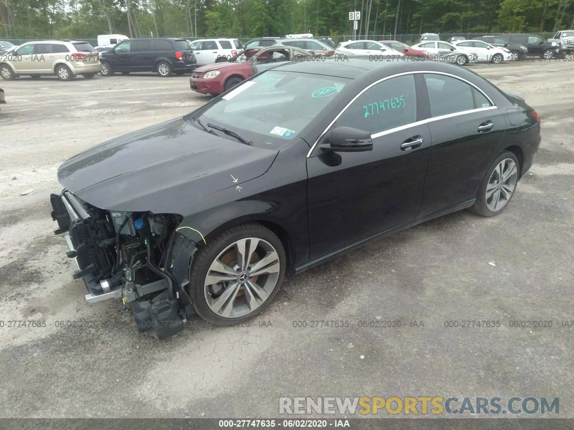 2 Photograph of a damaged car WDDSJ4GB3KN723504 MERCEDES-BENZ CLA 2019