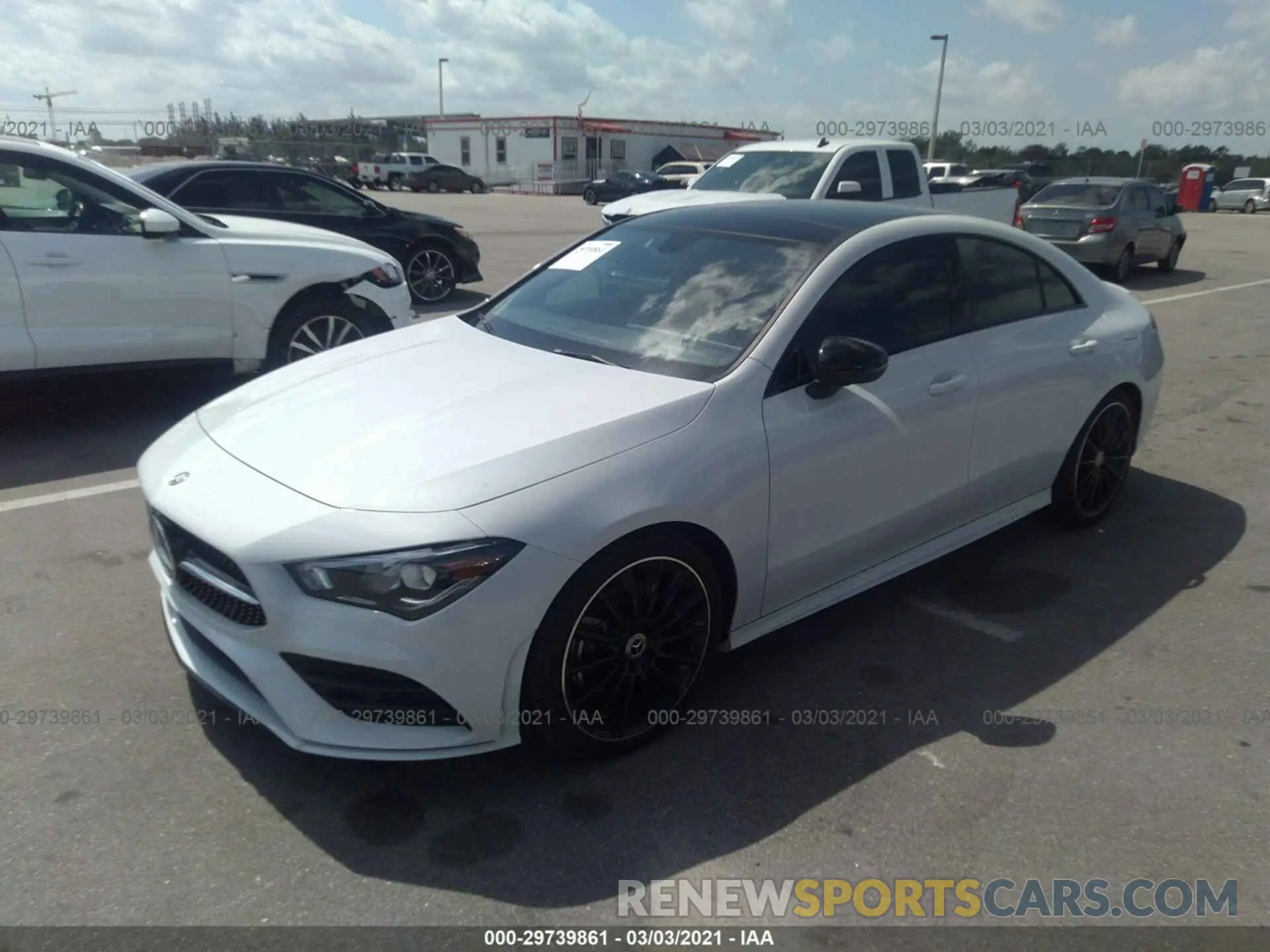 2 Фотография поврежденного автомобиля W1K5J4GB3LN091277 MERCEDES-BENZ CLA 2020