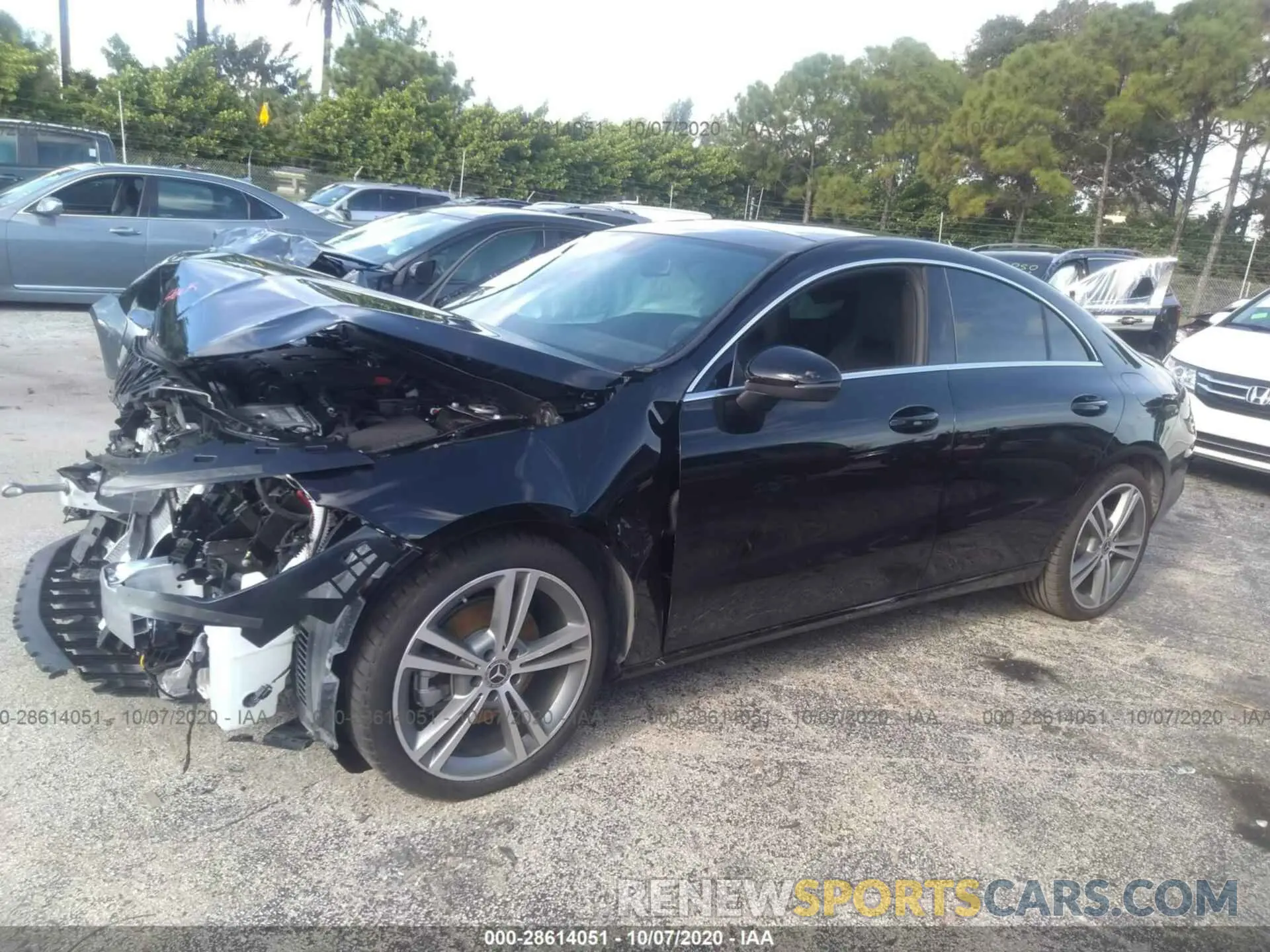2 Photograph of a damaged car W1K5J4GBXLN103229 MERCEDES-BENZ CLA 2020