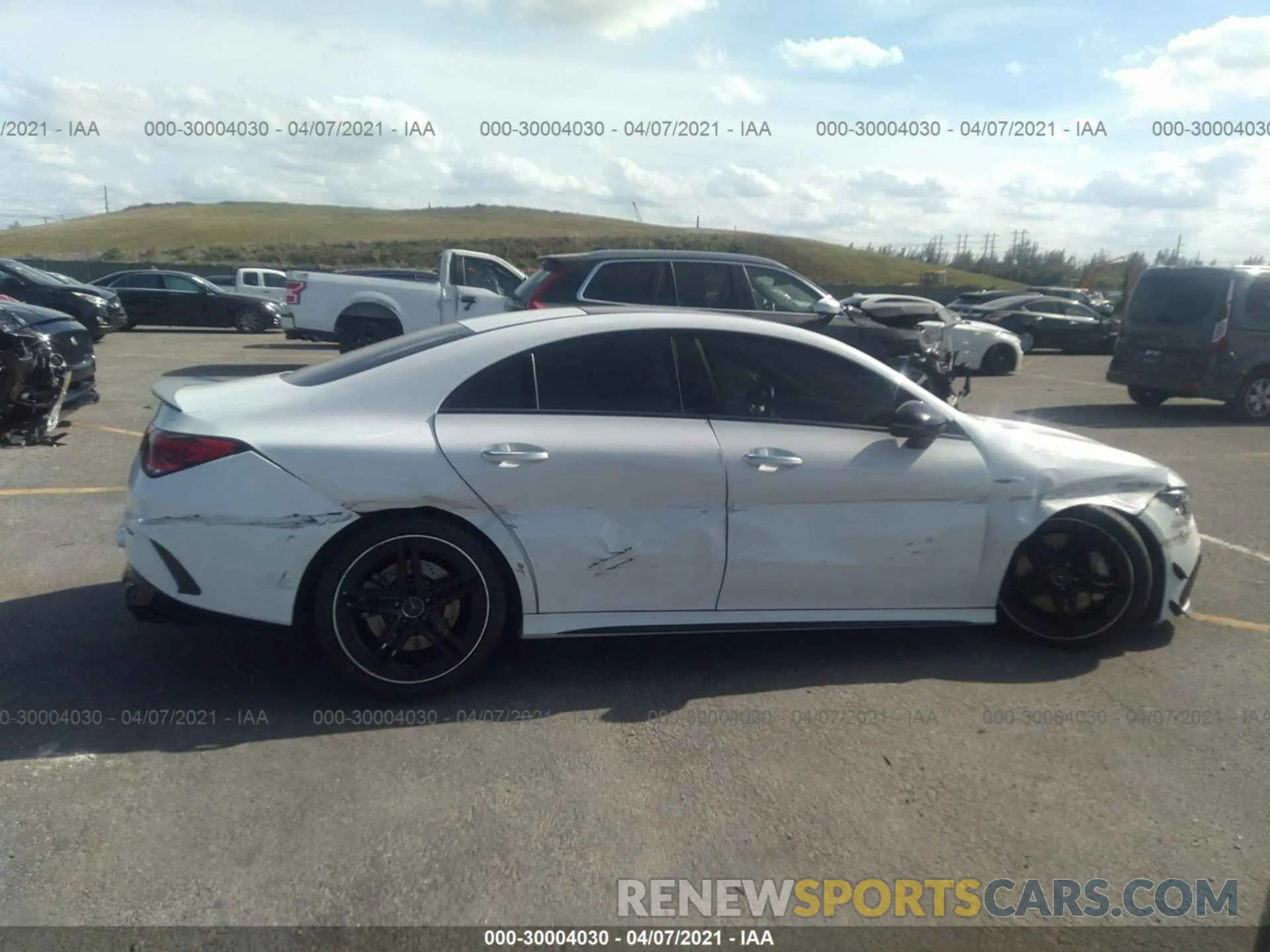 6 Photograph of a damaged car W1K5J5DB7LN093480 MERCEDES-BENZ CLA 2020