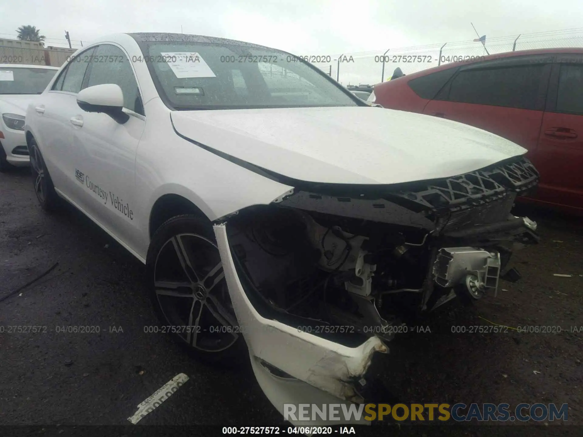 1 Photograph of a damaged car WDD5J4GB4LN033274 MERCEDES-BENZ CLA 2020