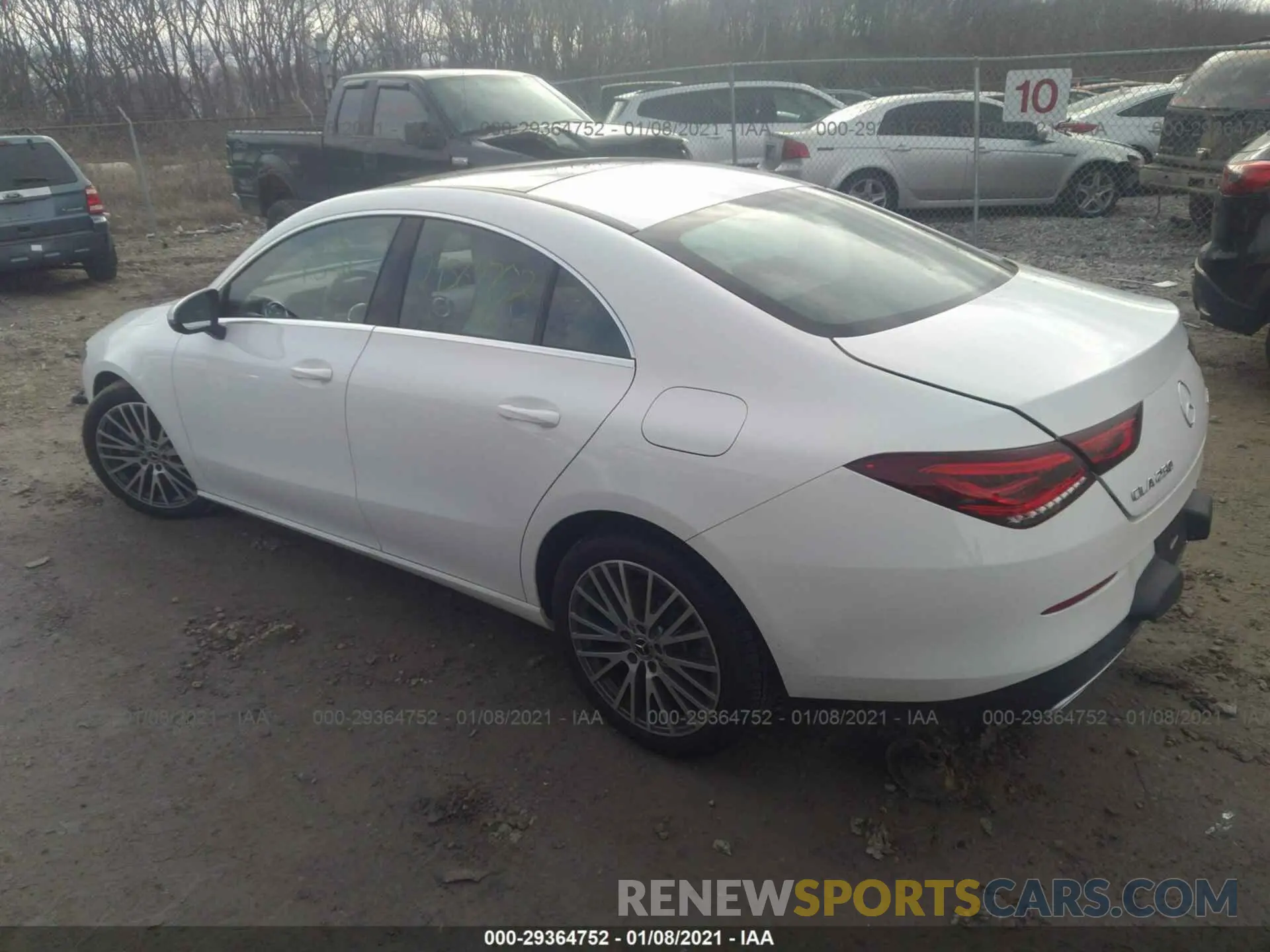 3 Photograph of a damaged car WDD5J4HB8LN079866 MERCEDES-BENZ CLA 2020