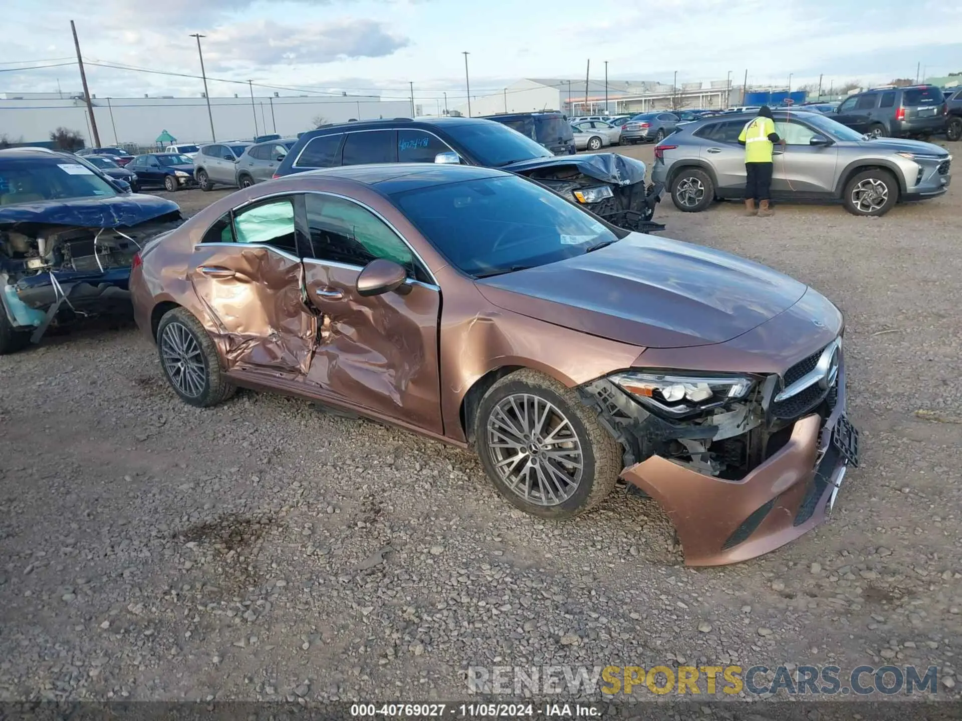 1 Photograph of a damaged car W1K5J4HB7MN217060 MERCEDES-BENZ CLA 2021