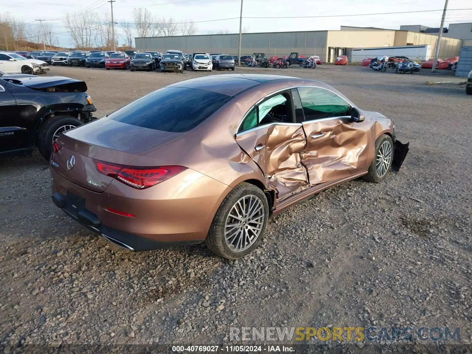 4 Photograph of a damaged car W1K5J4HB7MN217060 MERCEDES-BENZ CLA 2021