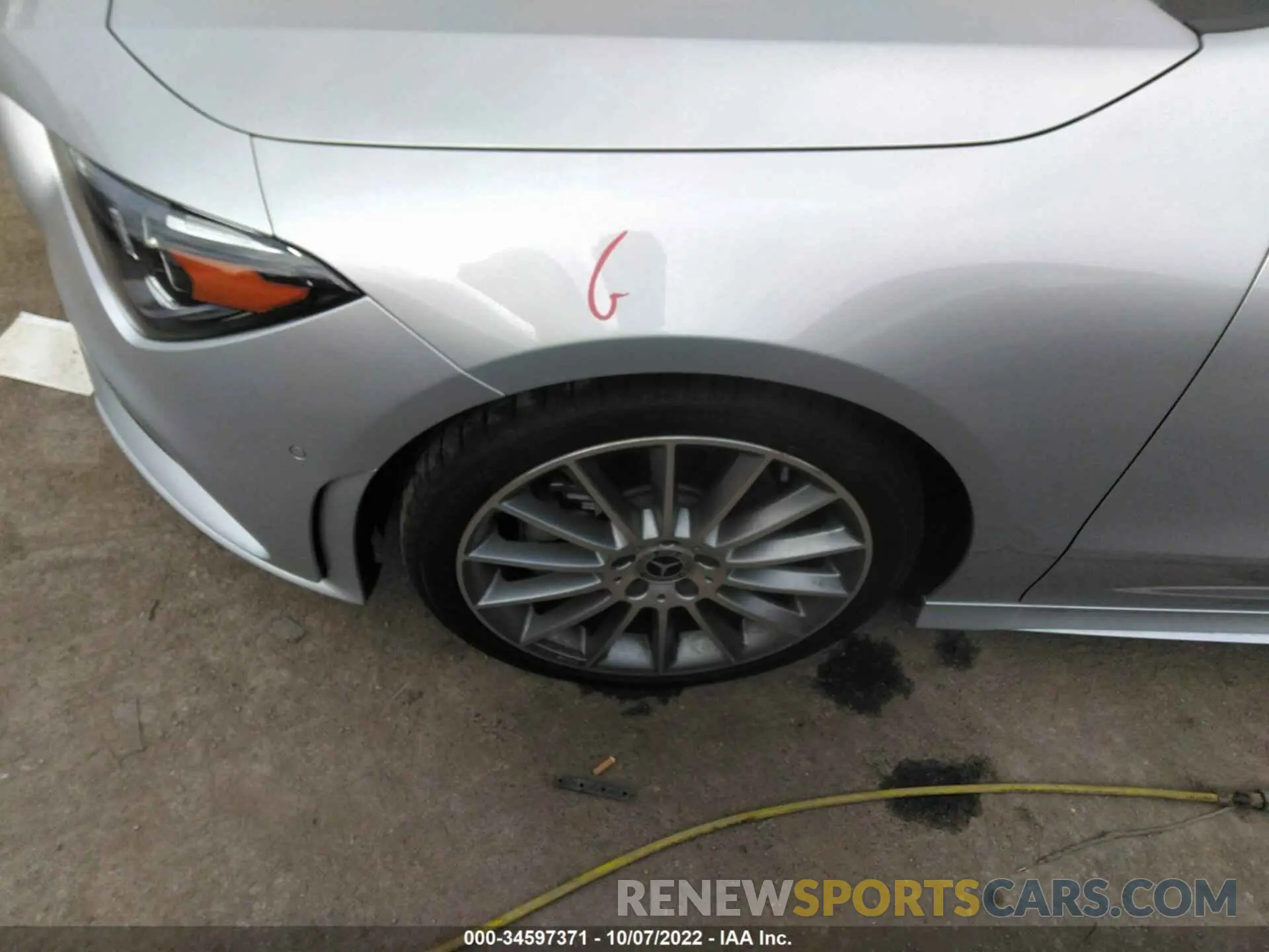 13 Photograph of a damaged car W1K5J4GB7NN295518 MERCEDES-BENZ CLA 2022