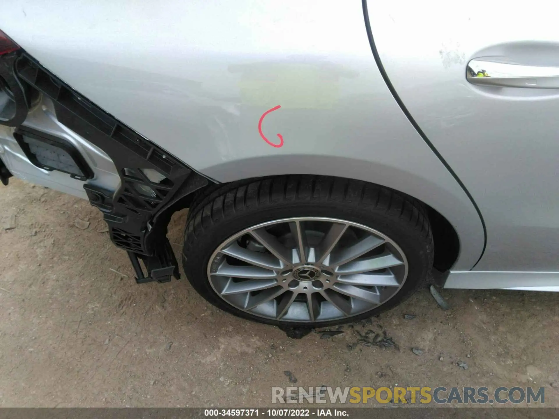 15 Photograph of a damaged car W1K5J4GB7NN295518 MERCEDES-BENZ CLA 2022