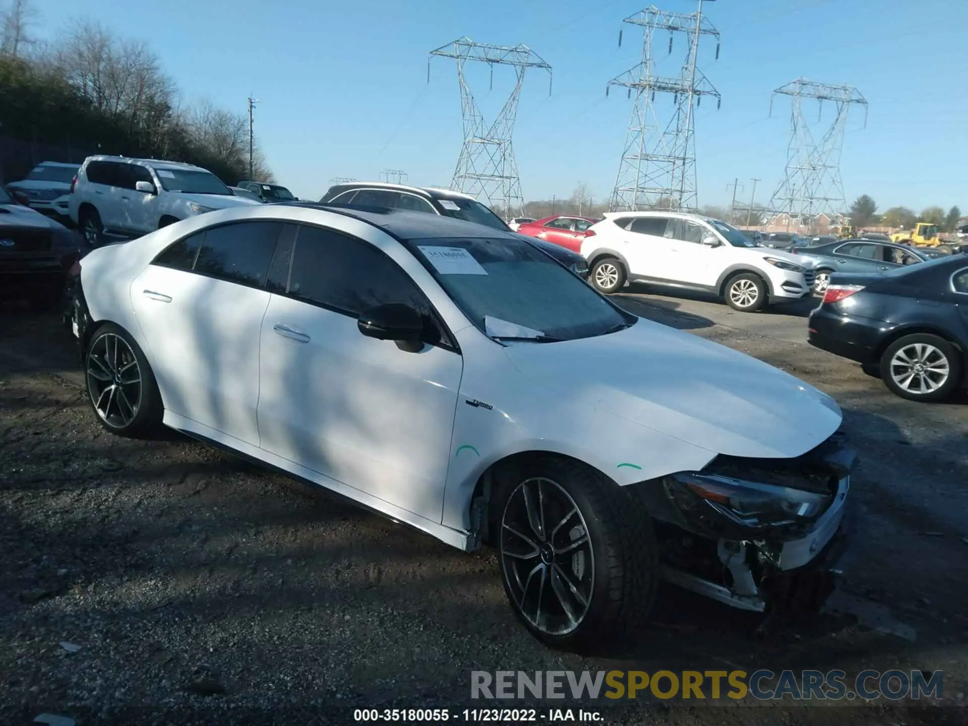 1 Photograph of a damaged car W1K5J5BB2NN287937 MERCEDES-BENZ CLA 2022