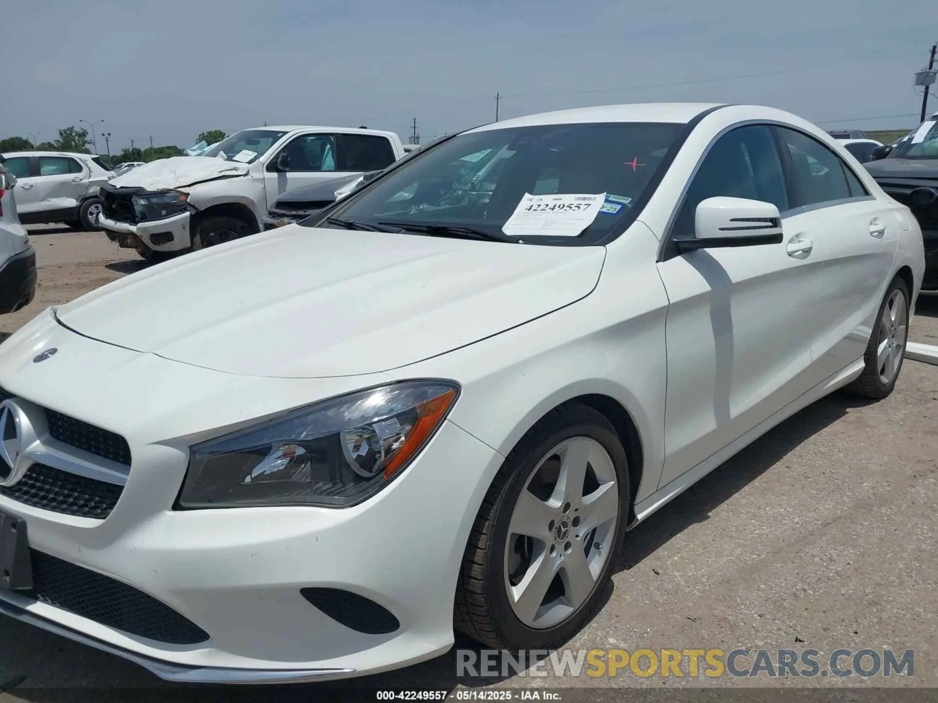 2 Photograph of a damaged car WDDSJ4EB2KN719639 MERCEDES-BENZ CLA 250 2019