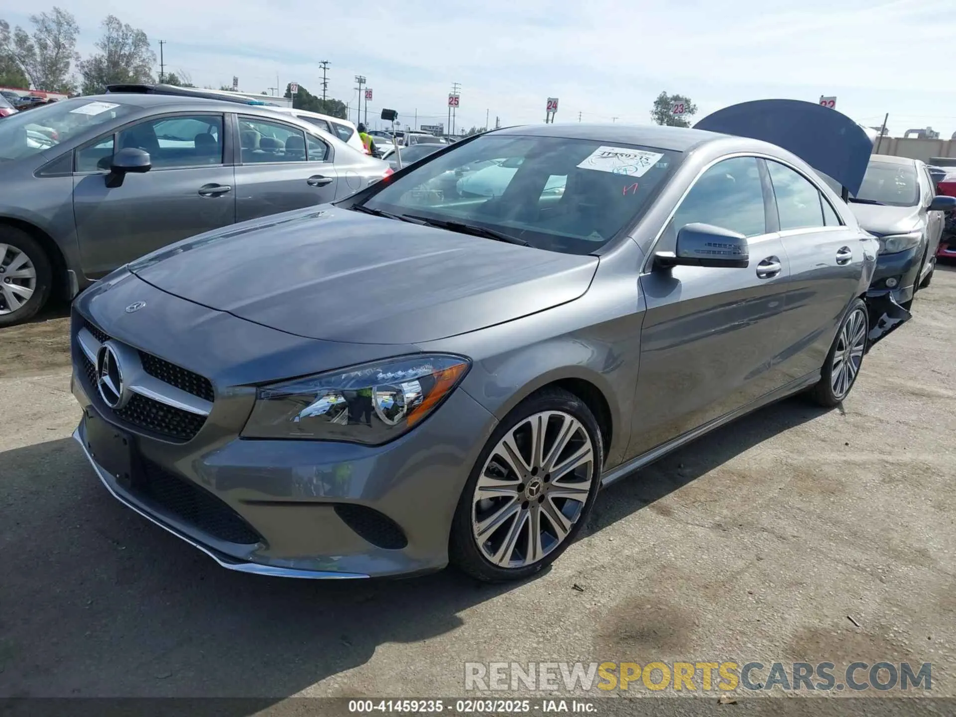 2 Photograph of a damaged car WDDSJ4EB4KN723174 MERCEDES-BENZ CLA 250 2019