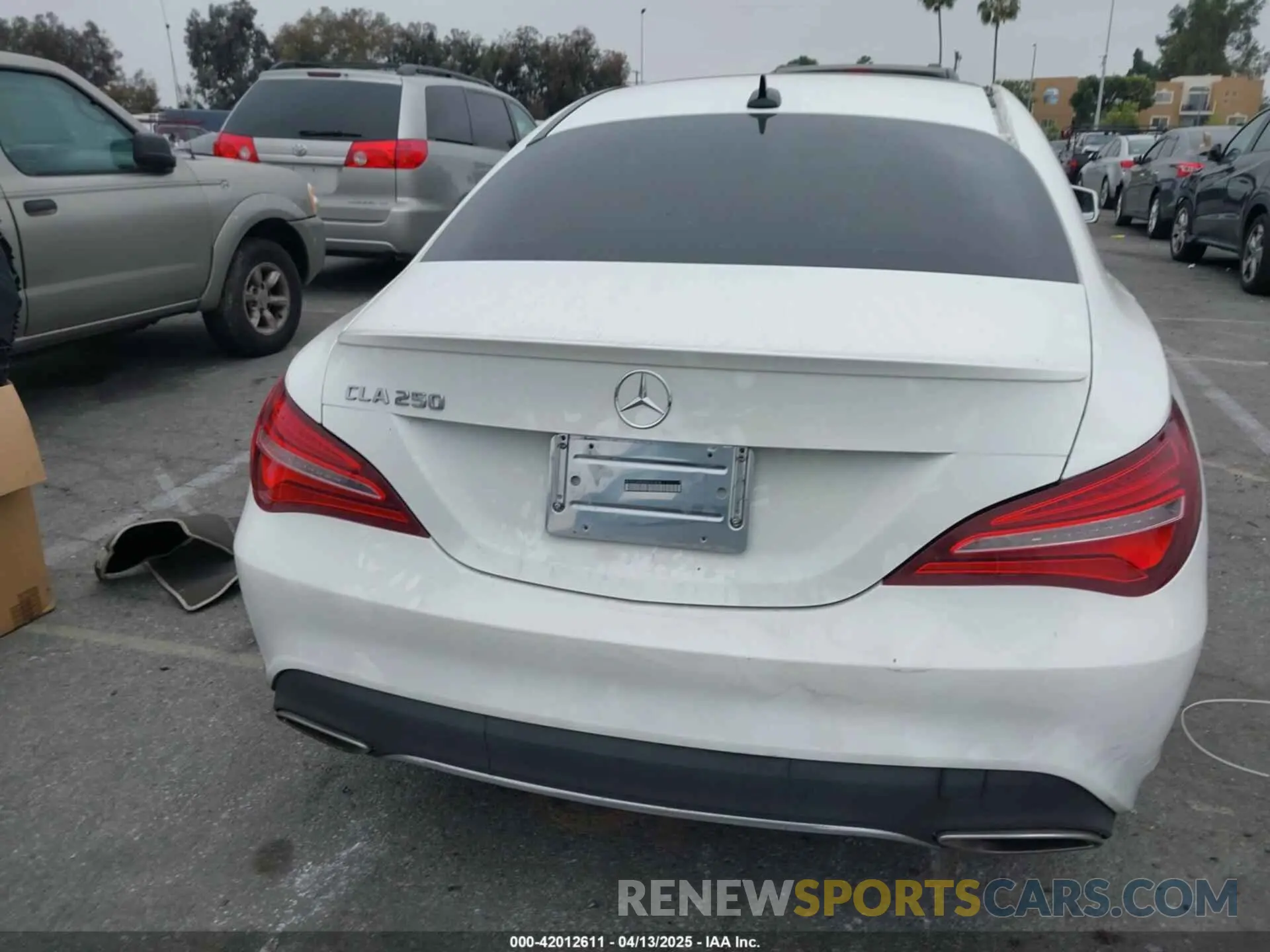 16 Photograph of a damaged car WDDSJ4EB5KN741618 MERCEDES-BENZ CLA 250 2019