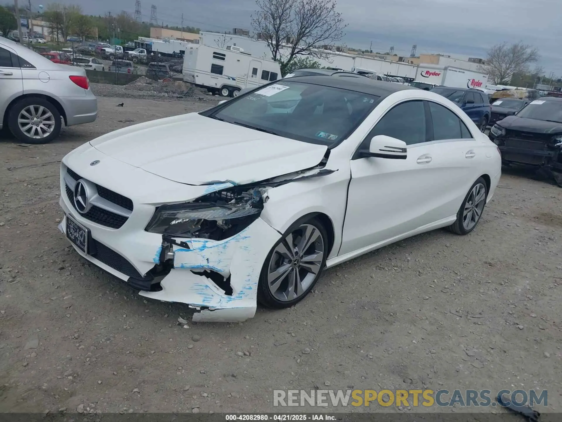 2 Photograph of a damaged car WDDSJ4GB3KN724815 MERCEDES-BENZ CLA 250 2019