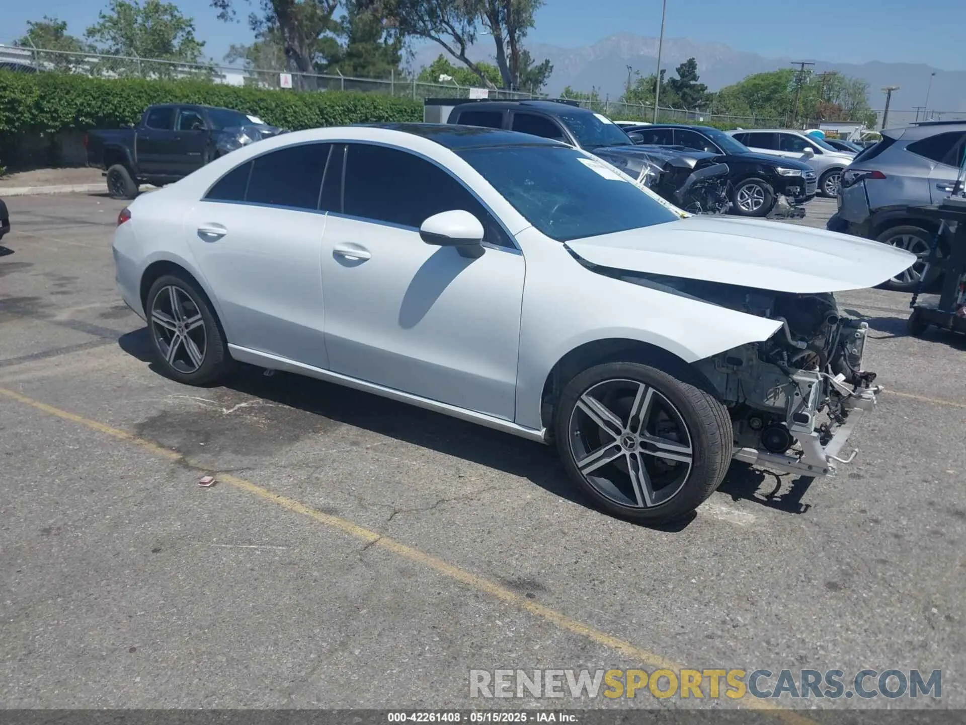 1 Photograph of a damaged car W1K5J4GB7LN119906 MERCEDES-BENZ CLA 250 2020