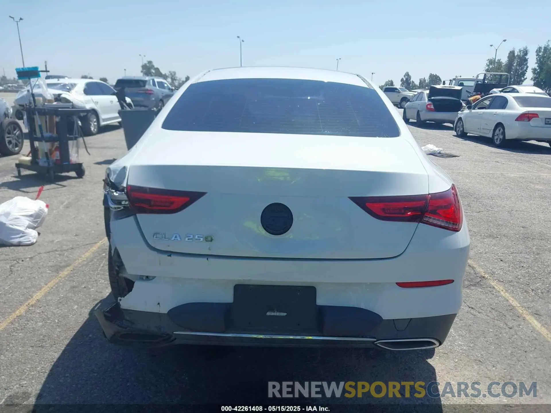 17 Photograph of a damaged car W1K5J4GB7LN119906 MERCEDES-BENZ CLA 250 2020