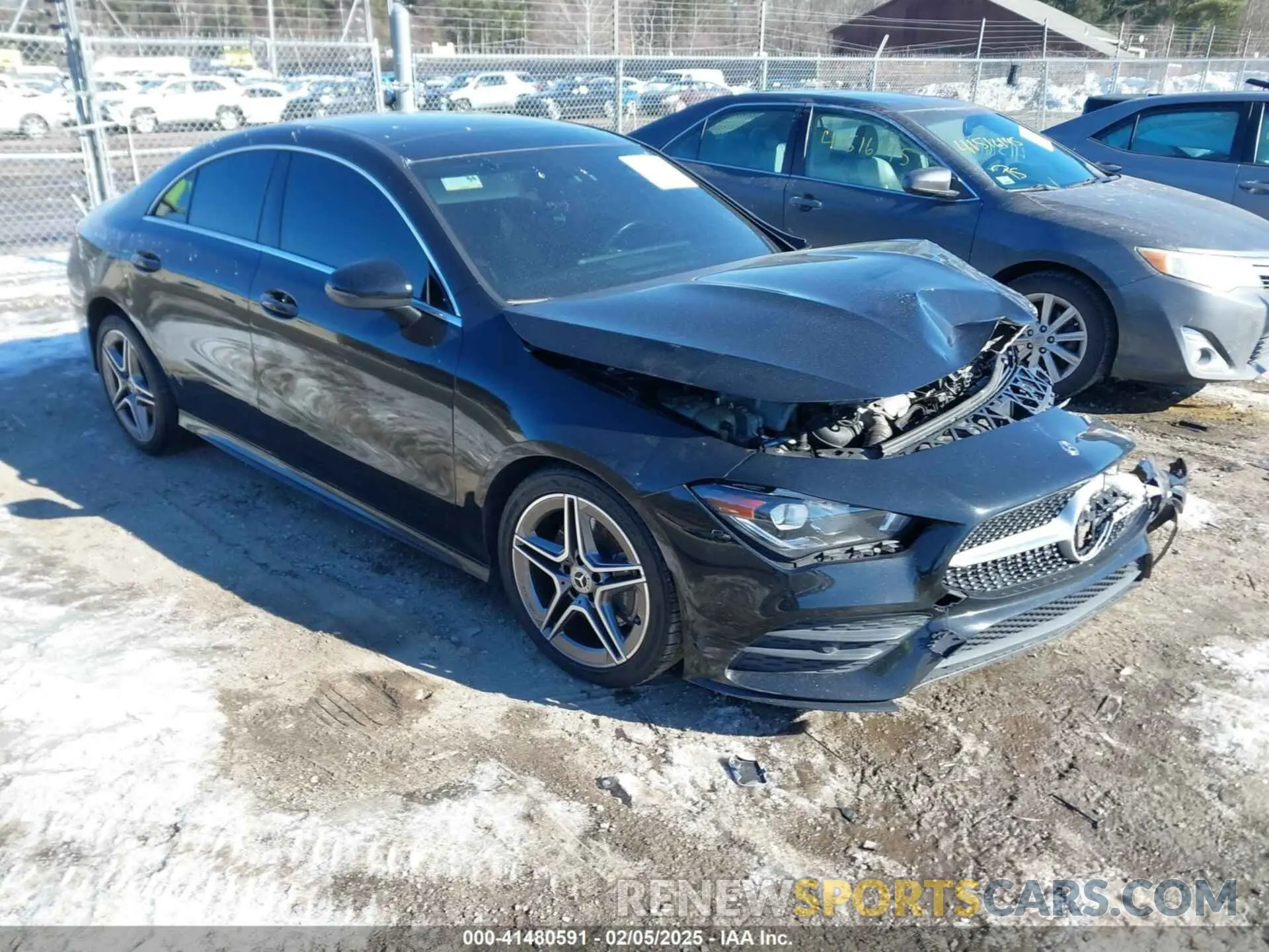1 Photograph of a damaged car W1K5J4HB3LN087535 MERCEDES-BENZ CLA 250 2020