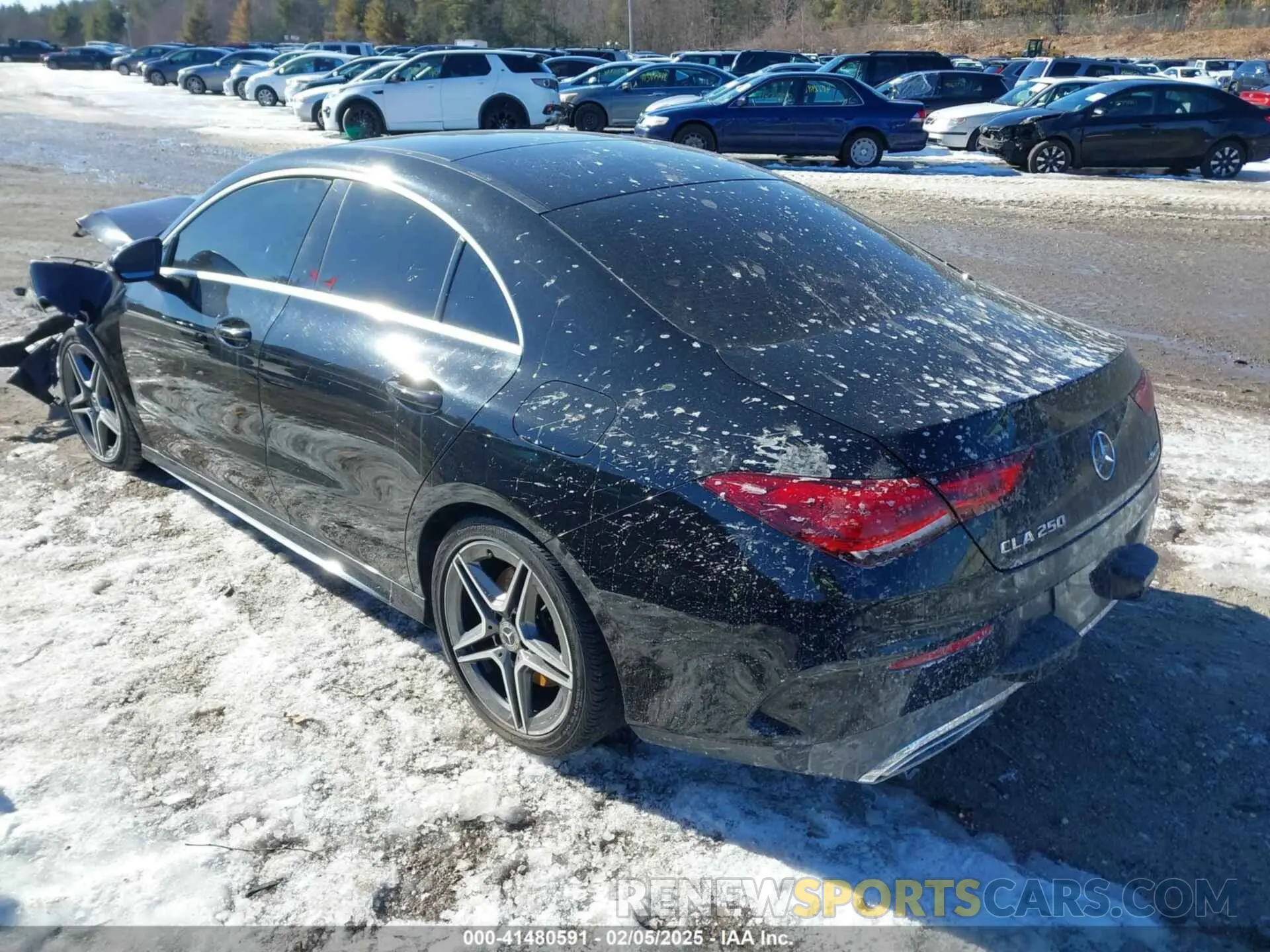 3 Photograph of a damaged car W1K5J4HB3LN087535 MERCEDES-BENZ CLA 250 2020