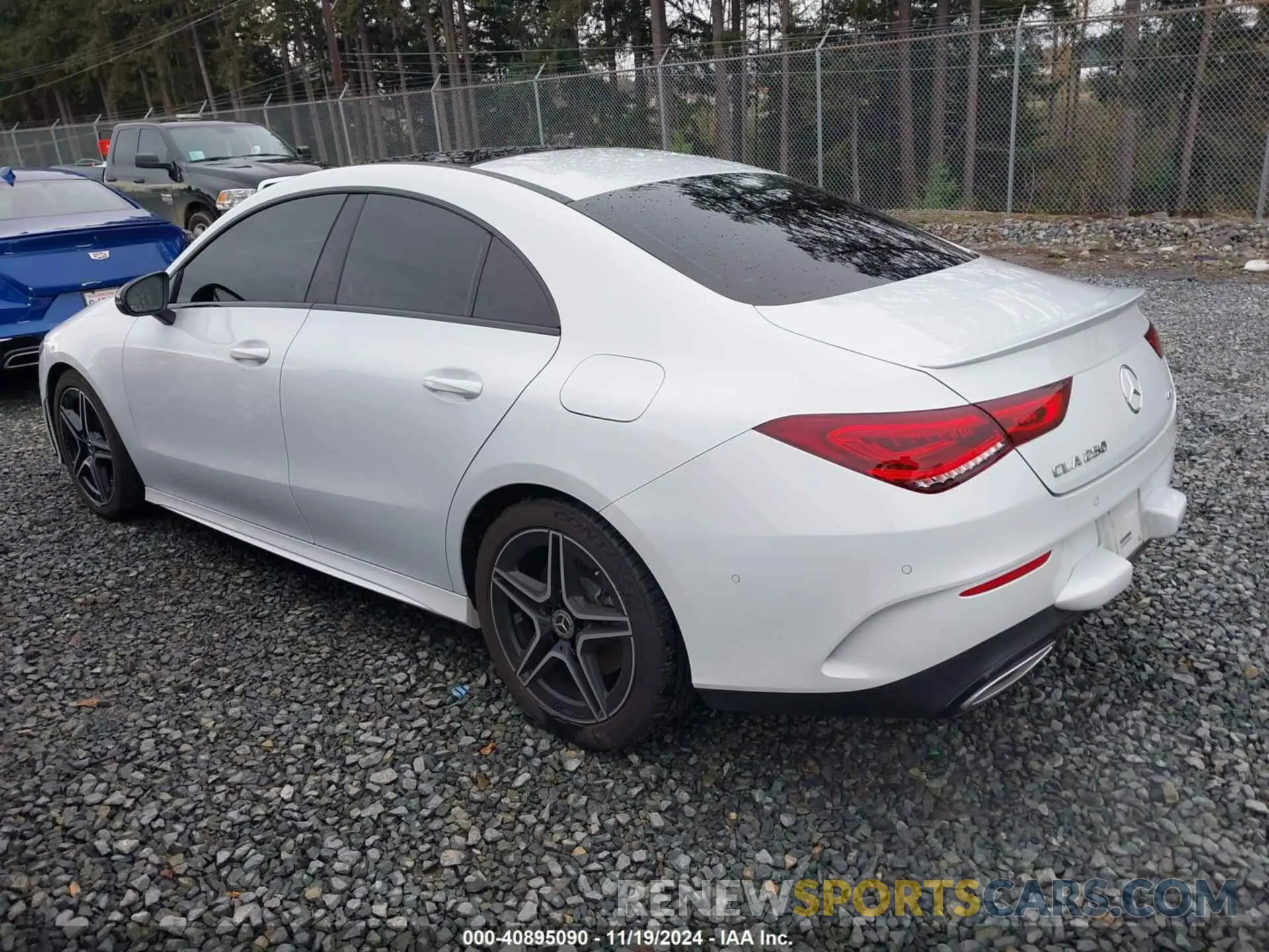 3 Фотография поврежденного автомобиля W1K5J4HB6LN088758 MERCEDES-BENZ CLA 250 2020