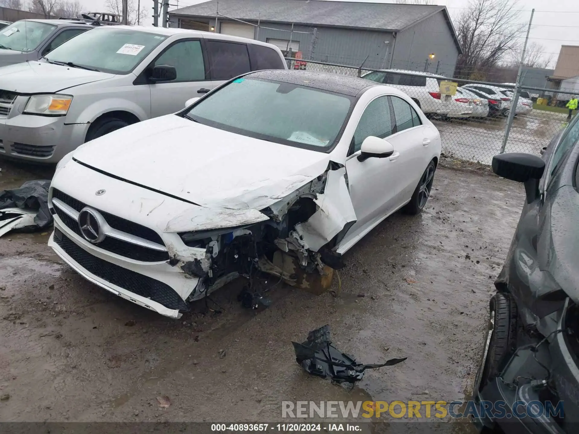 2 Фотография поврежденного автомобиля W1K5J4HB9LN106993 MERCEDES-BENZ CLA 250 2020